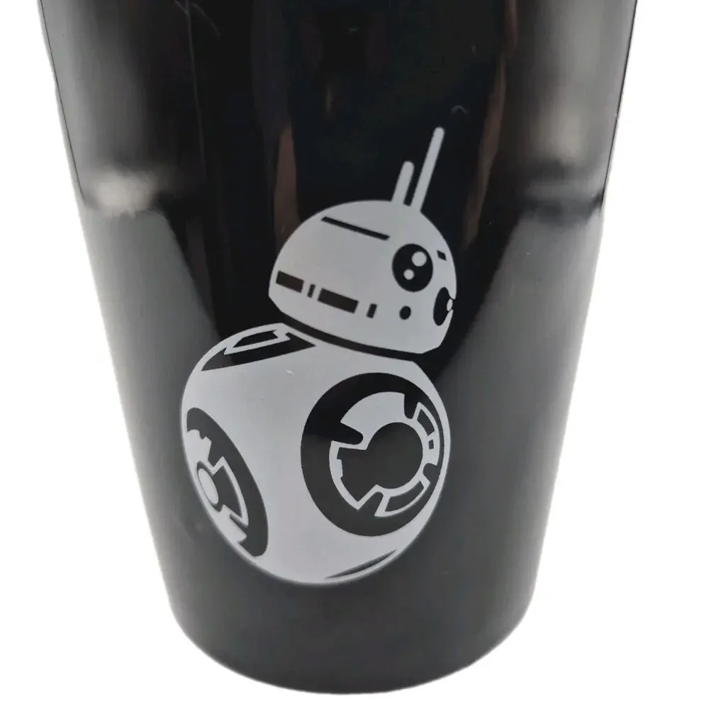 Star Wars BB-8 Black Ceramic Travel Mug 12oz Sliding Lid Disney Lucasfilm Ltd